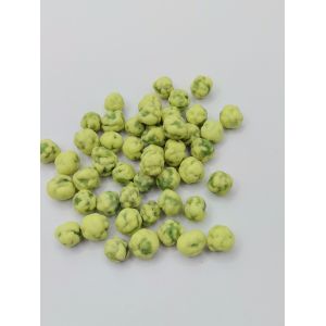 Gently Baked Wasabi Green Peas Long Shelf Life HACCP BRC KOSHER HALAL Certified Crispy Spicy Savory Soya Legume Snack Bar Travel Wholesale For Supermarket Importers
