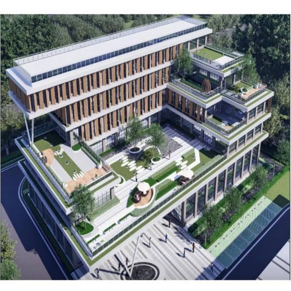 Commercial Steel Structure Office Building Modular Steel Frame Workshop Buildings