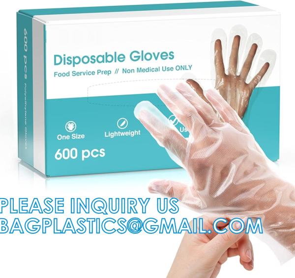 2pcs Per Pack Folded Gloves Biodegradable Gloves Disposable Food Grade Gloves Eat Lobste For Resraurent Bar Hair Dying
