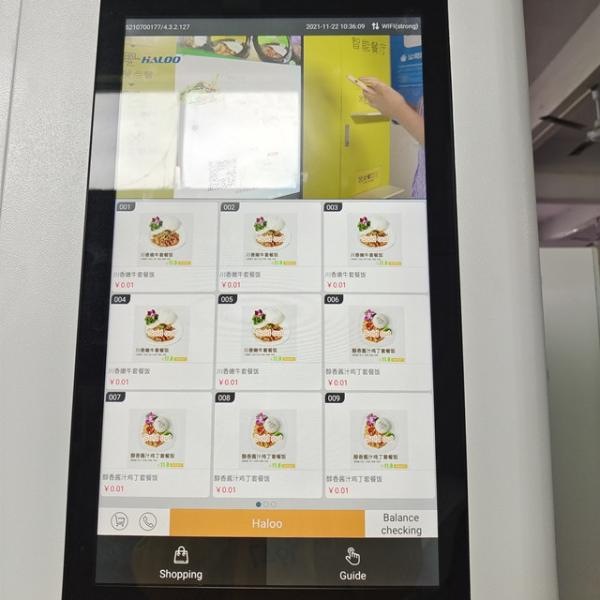 Hot Sell Frozen Food Vending Machine with Credit Card Reader and Thai Language For Shipping to Thailand