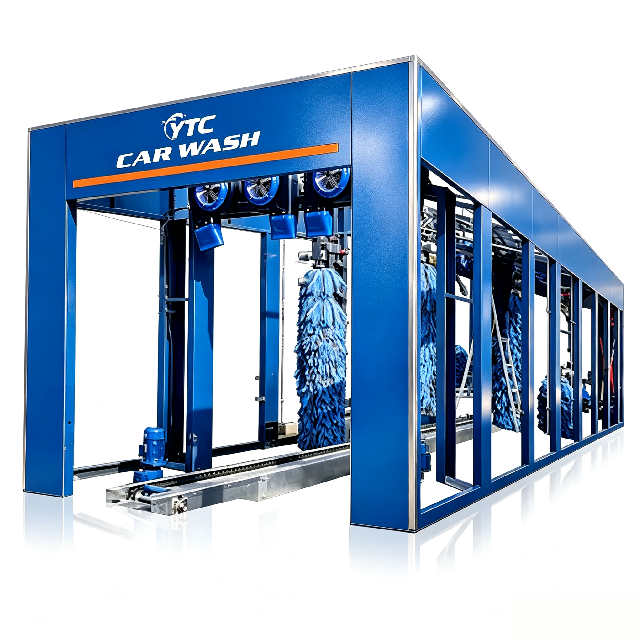 Air Drying Express Car Wash Equipment 40KW Automatic Car Wash Tunnel Machine