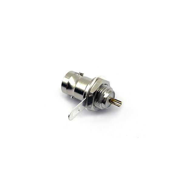 BNC Female RF Connector with IP67 Waterproof Rating, DC-4GHz Frequency Range, and Gold Plated Contacts for PCB Mount