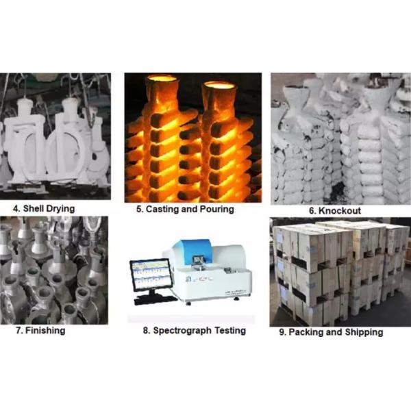Твердостная нержавеющая сталь 304 316 Конвейерные части Отливка