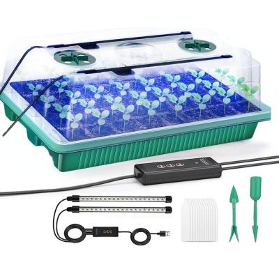 40 Cell Seedling Starter Trays For Seed Germination , Garden Supplies Plant Growing Nursery Kits