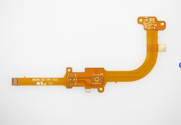 Custom Flexible PCB with HASL/ENIG/OSP Surface Finish and 0.1mm Min Hole Size for High-Density Electronics