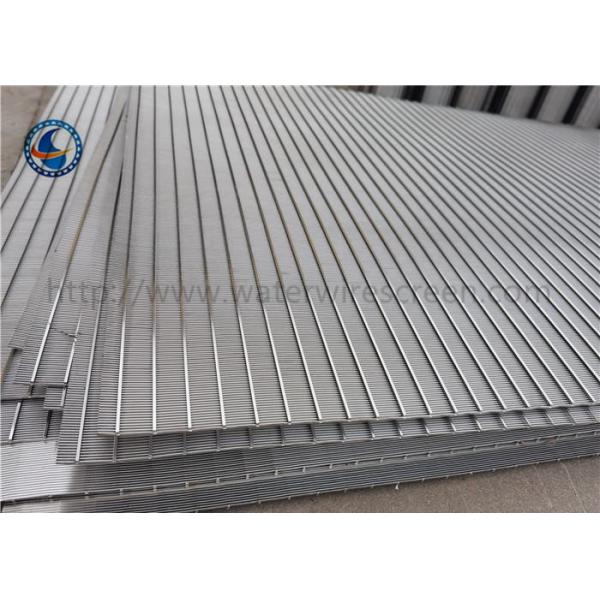 Painéis de tela de filtro de arame em V Johnson Slot 60 tela de curvatura