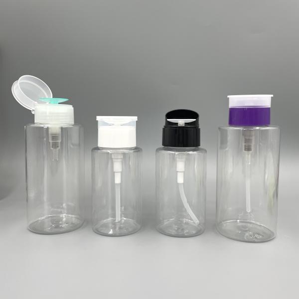 33/410 Nail Polish Remover Pump Dispensers Clear Cap NBR / PE Piston