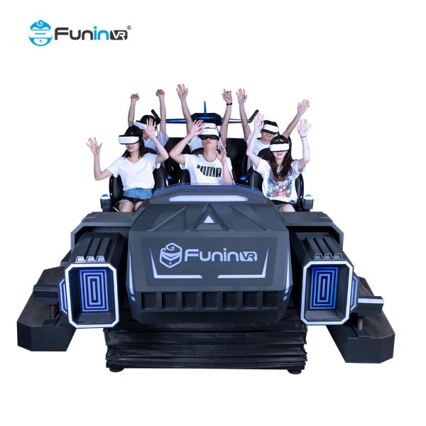 Rated load 600kg Amusement Park Products Virtual Simulators 9D Vr Cinema Machines 6 Seats