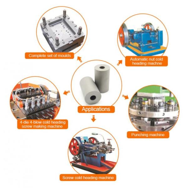 Плашка карбида вольфрама спекать HIP цементировала плашки карбида штемпелюя прикрывает прессформы