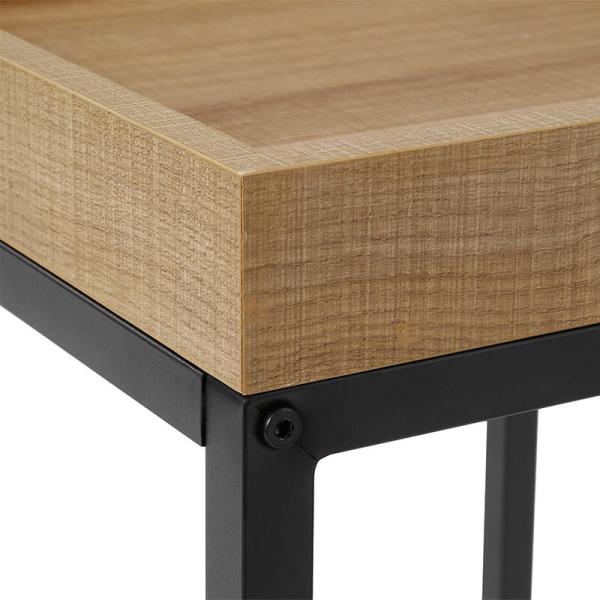 Honey Brown Nesting Coffee Tables, Nesting Tables For Sale, Industrial Coffee Table, XLNT02N