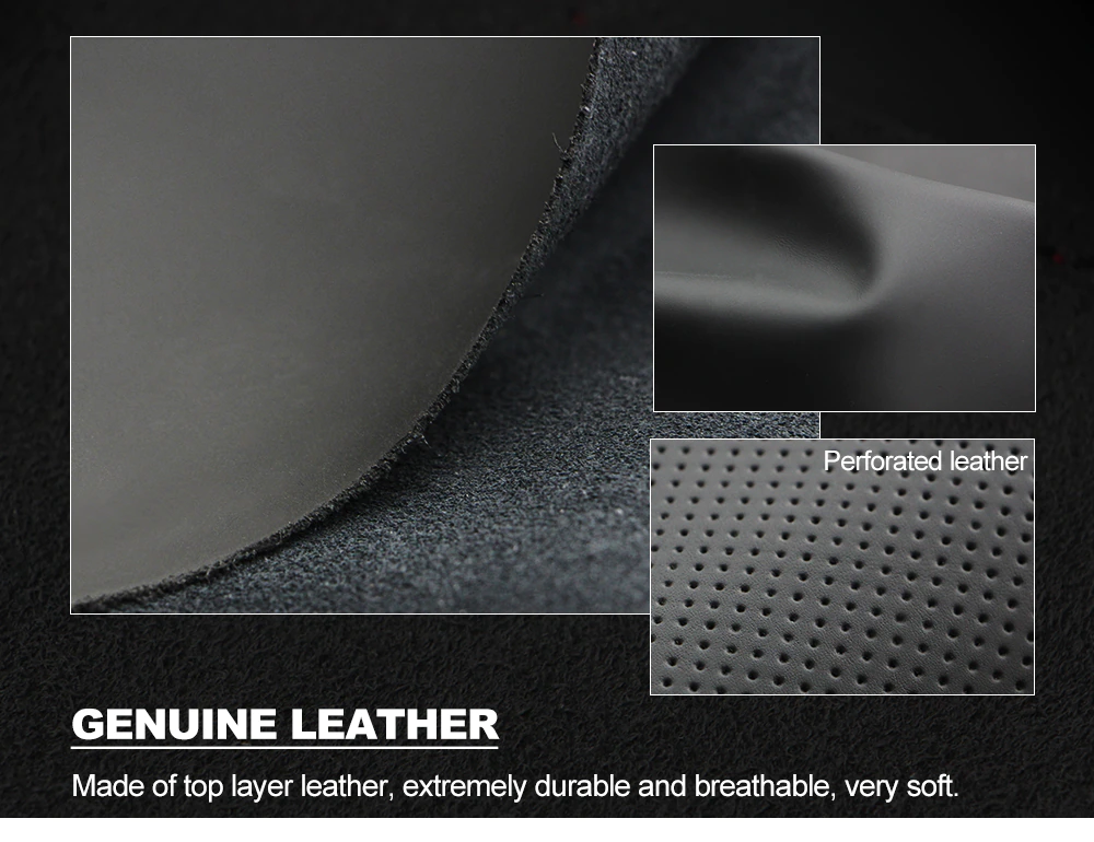 DIY Suede Steering Wheel Cover for Mazda 3 Axela Mazda 6 Atenza Mazda 2 CX-3 CX3 CX-5 CX5