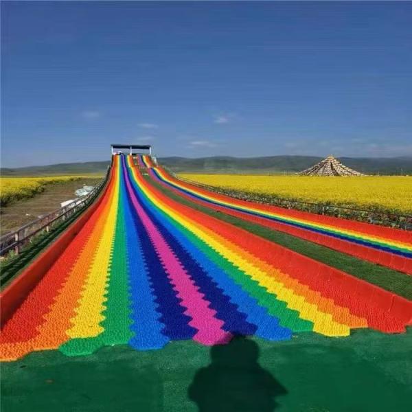 Outdoor Rainbow Slide for Playgrounds Durable All-Ages Fun