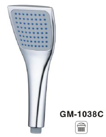 Polished Chrome Bathroom Shower Head Special Shape Hand Held Shower Head