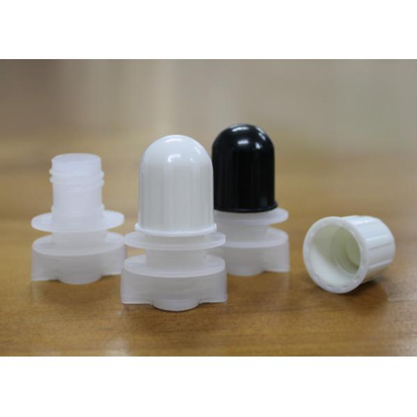 Eco Friendly Plastic Spout Bottle Cap Outer Fluidway 14mm Easy To Refill