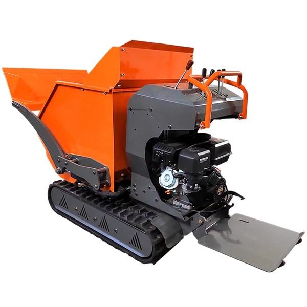 Mini Tracked High Lift Dumper 1100lb Standing Short Distance Transport
