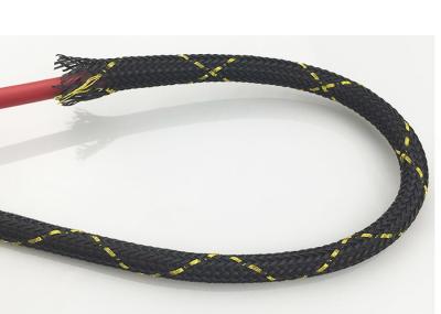 Abrasion Resistant Braided Electrical Sleeving , High Temperature Braided Sleeving