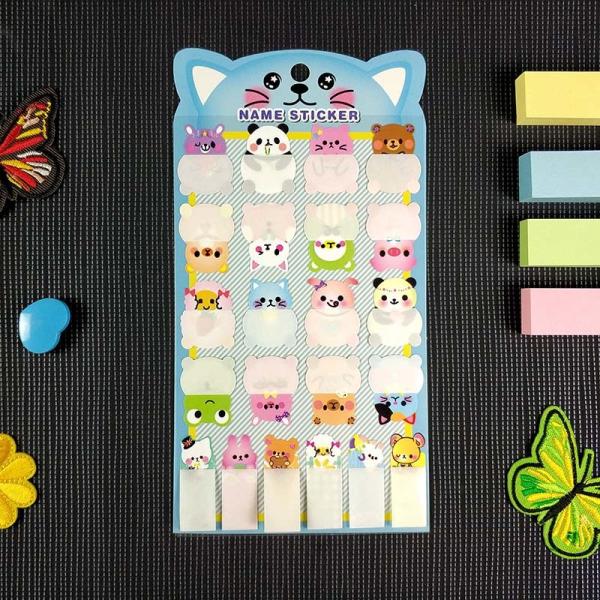 Eco Friendly Waterproof Name Sticker Aroma UV For School Office
