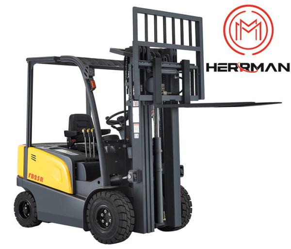 empilhadeira posta elétrica do estojo compacto de 2500kg 48V com pneumático contínuo