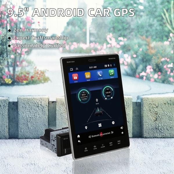 Universal 9.5\ 2 Din Android Navigation GPS Car Multimedia Player Dashboard Car Radio Touch Screen USB Carplay FM WIFI