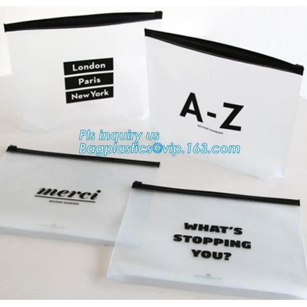 Summer Kit Frosted k Bag Slider Zipper Bag, underware packing PE material slider zipper bag, slider zipper pvc bag