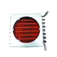 échangeur de chaleur plat de anodisation de tube à ailettes de fenêtre de cuivre de 7mm