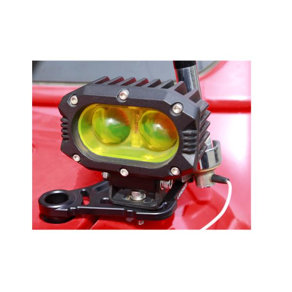 Directly Custom Aluminum A-Pillar Windshield Light Mount Bracket for Jeep Accessories