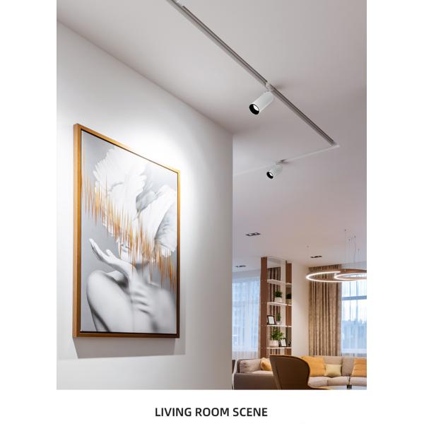 Living Room Surface Mounted magnetic track Spotlight Pendant Light Black White