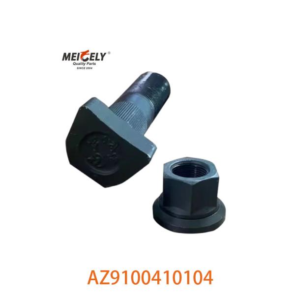 New Hot Sale AZ9100410104 Wheel Bolt And Nut WG9112340123 Fit For HOWO