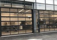 Cadre extrudé en aluminium Porte de garage sectionnelle Porte de vue complète pour la villa entièrement transparente