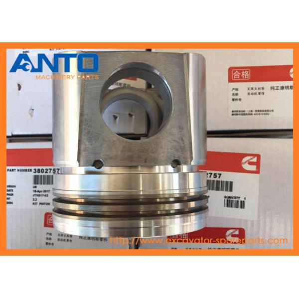 ピストン・リングが付いているヒュンダイの掘削機のエンジン部分3802757 6BT5.9 Cummins Engineピストン