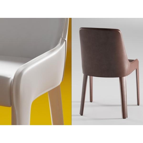 Nordic Design Coffee Dining Chair , Solid Wood Backrest Fashion Hotel Chair