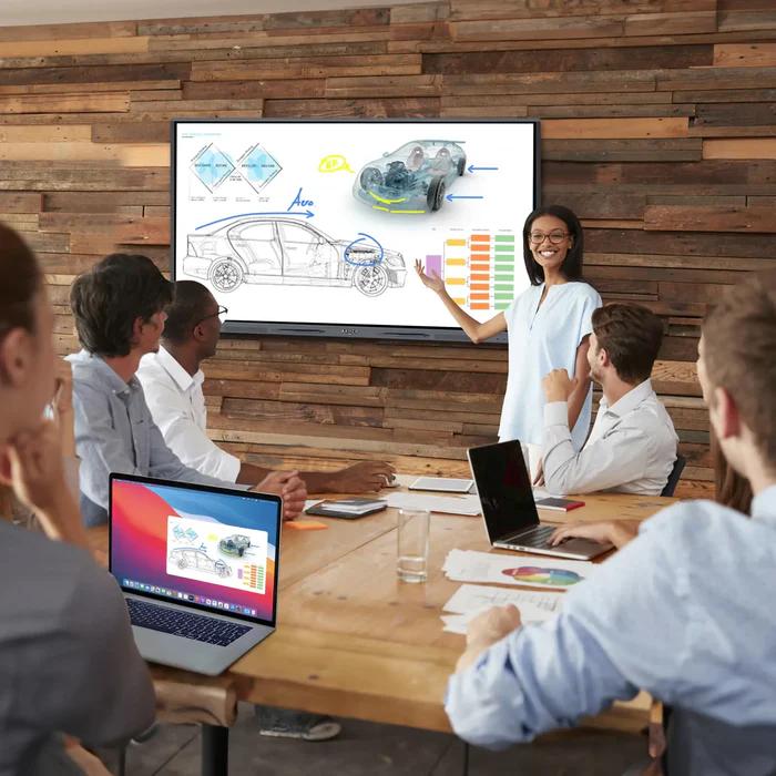 4K Flat Digital Multi Touch Интерактивная доска 86