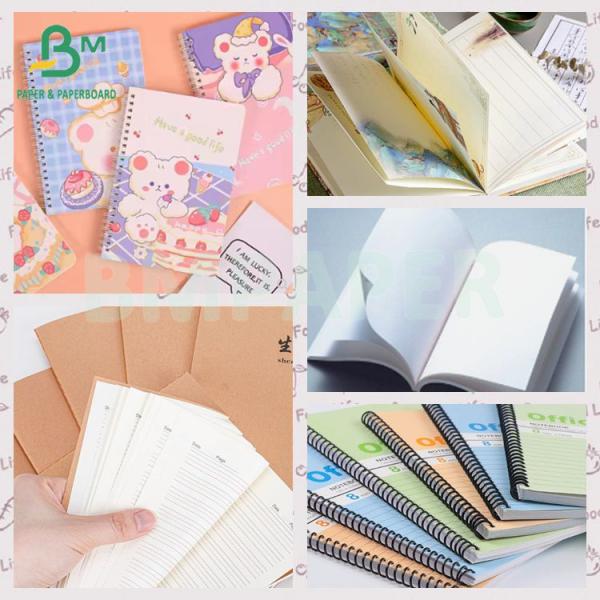 60 гр. 70 гр. Белая офсетовая бумага без древесины для акцизных книг