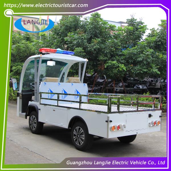 0.9 Ton Loading Capacity 2 Person Electric Mini Truck With Roof 5KW Powerful Motor Left Hand Drive