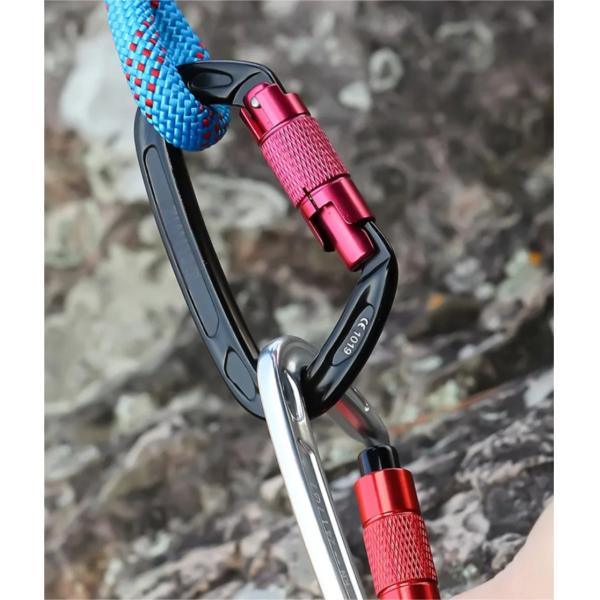 Машины для скалолазания Легкий и прочный алюминиевый крюк для приключений на открытом воздухе