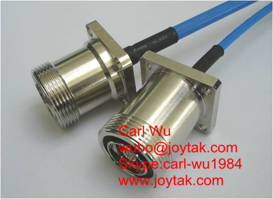 DIN 7/16 connector female jack clamp type antenna base station Cable Assembly DIN-KFD-18