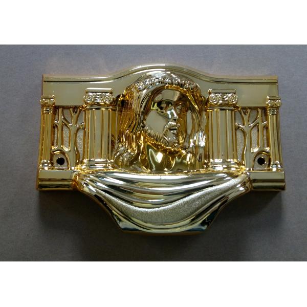 American Style Coffin Accessories , Casket Corner Plastic Coffin Fittings With Iron Tubesv