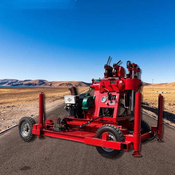 Wheeled Geological Core Drill Equipment Bridge Engineering Tunnel Drilling Rig