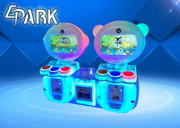 English Version Kids Coin Operated Game Machine / Music Game Simulator Little Drummer