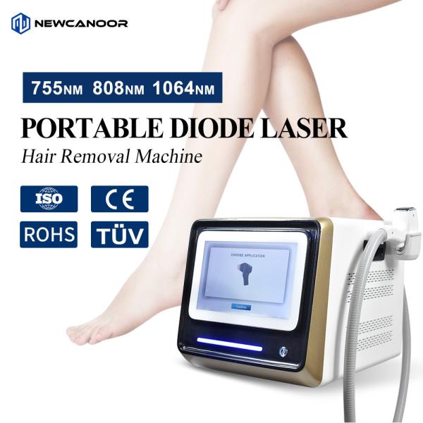 Portable Diode Laser Hair Removal Machine Permanent Hair Removal Machine Fast Effective for All Skin Types