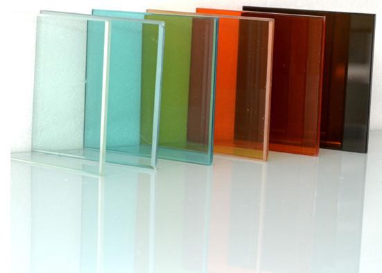 1.14PVB 3mm Tempered Laminated Safety Glass Various Colors For Balustrade