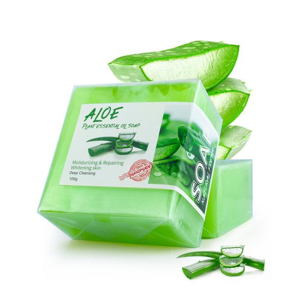 Do banho natural de Vera Honey Milk Goat Face Body do aloés da planta dos cosméticos de MSDS Bodycare sabão de barra de limpeza