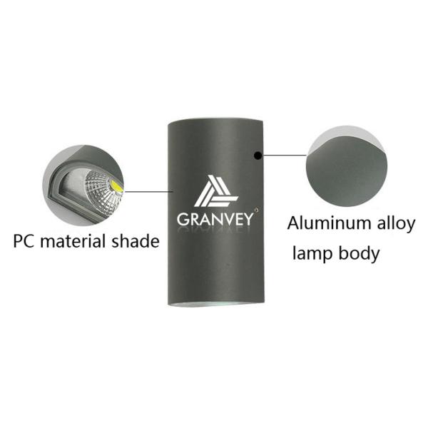 Waterproof LED Outdoor Wall Lights Shine Up Down Aluminum Die Casting Material