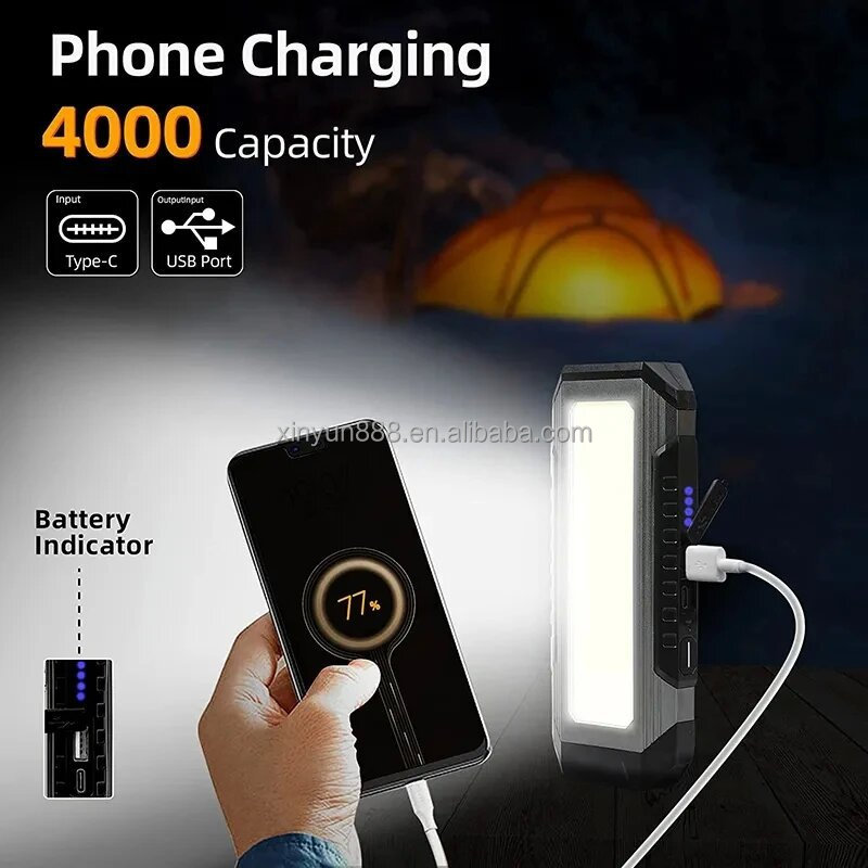 COB Super Bright Omnidirectional Multifunctional Magnetic Working Lamp