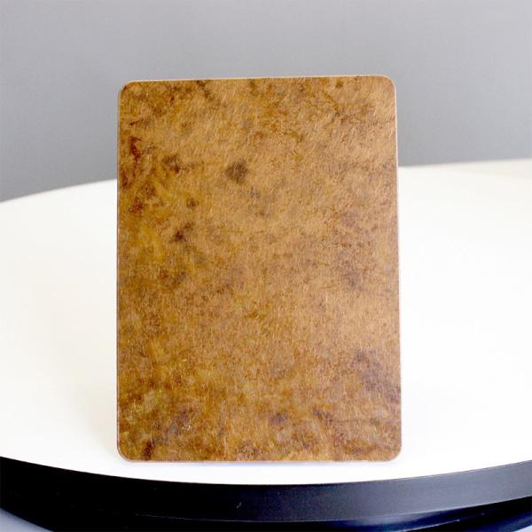 Конструкция на заказ Античная медь/бронза/бронза Ретро арт-дизайн Античный листок из нержавеющей стали