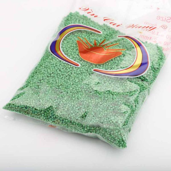 Beading Material Glass Seed Beads 2mm3mm4mm Opaque Color Series 450g Pack Seed Beads for Diy Jewelry