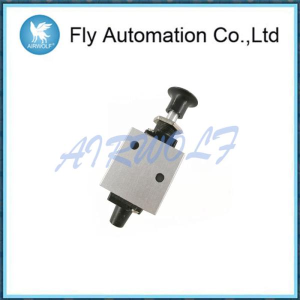 Direction Control Manually Operated Pneumatic Valves 3/2 Way 1/4 Stainless Steel