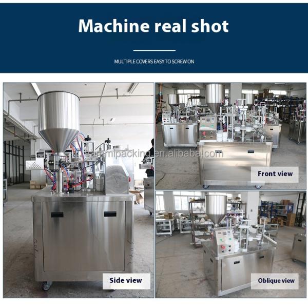 Customized Ultrasonic Plastic Soft Tube Filling & Sealing Machine for Cosmetic Cream Toothpaste -  with Servo Pump&Coding