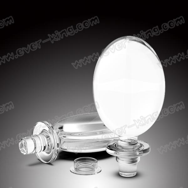 Helar la categoría alimenticia transparente de cristal de los cierres de la botella del alcohol