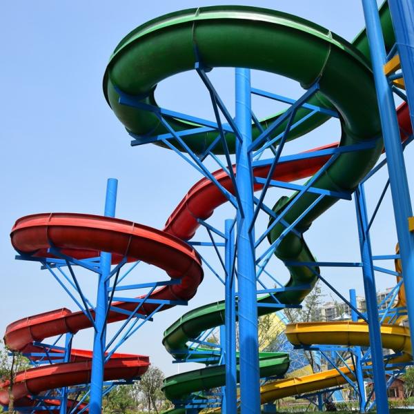 Customization Sturdy Frame Aqua Park Water Slide Galvanized Steel Support